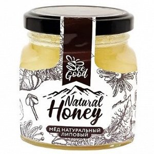 «Natural Honey», мёд липовый, 330 г