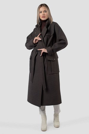 01-11938 Пальто женское демисезонное (пояс)