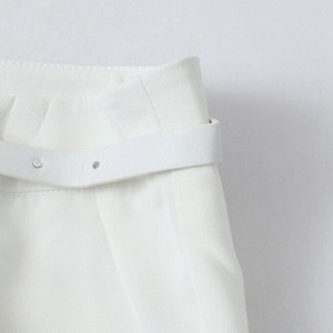 Женские белые укороченные брюки