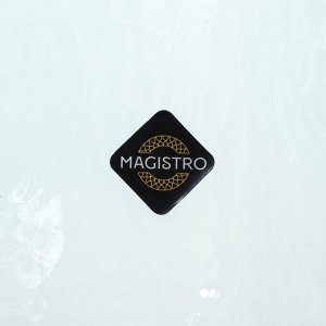 Бокалы для вина Magistro «Дарио», 500 мл, 7.3x25 см, набор 2 шт., стекло, изумрудные