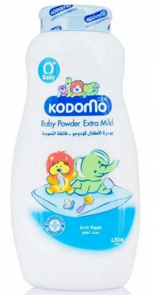 LION "Кодомо" Присыпка 180гр "Максимальная нежность" против раздражения - Extra Mild (Anti Rash) /48шт/ Таиланд