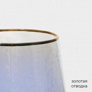 Стаканы Magistro «Дарио», 450 мл, 10x11.5 см, набор 6 шт., стекло, перламутровые