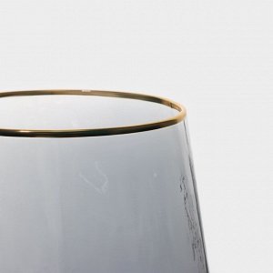 Стаканы Magistro «Дарио», 450 мл, 10x11.5 см, набор 6 шт., стекло, графит