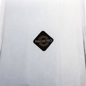 Стаканы Magistro «Дарио», 450 мл, 10x11.5 см, набор 6 шт., стекло, графит