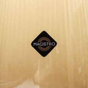 Стаканы Magistro «Иллюзия», 475 мл, 8x15 см, набор 6 шт., стекло, золотые