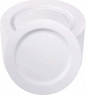 Набор тарелок /пластик белый /наб. 5 шт