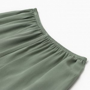 Костюм женский (рубашка, шорты) MINAKU: Casual Collection, оливковый