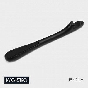 Открывашка Magistro Vantablack, 15x2 см, цвет чёрный