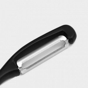 Овощечистка Magistro Vantablack, 16.7x2 см, вертикальная, чёрная