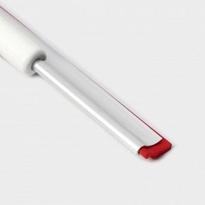 Водосгон Доляна, 25x20 см, пластиковая ручка, силиконовый сгон