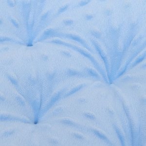 Лежак для животных "Нежность", 50 х 50 х 10 см, голубой