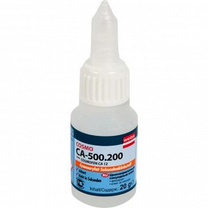 Химия для пластика Cosmofen СА 12 секундный клей цианоакрилатный 20 гр