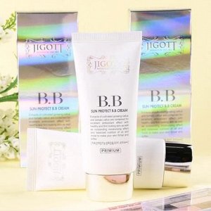 Jigott Primium Protect BB крем солнцезащ. SPF-41 PA++ 50мл увлажн. д/лица керамиды экст.женьшеня 1шт / 100шт / JT-02 / 037187 Код: УТ-00747286