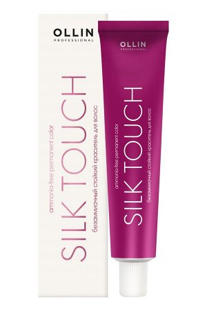 Краска для волос Оллин русый красно медный тон 7/64 Ollin Silk touch Стойкая крем краска для окрашивания волос 60 мл