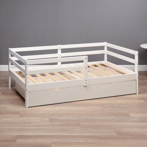 Кровать детская Сова, спальное место 1600*800, с ящиками, белый