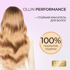 Краска для волос профессиональная Оллин тон 9/43 блондин медно золотистый Ollin Performance 60 мл