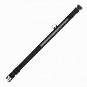 Ошейник с подсветкой размер XL, ОШ 52-60x2.5 см, 3 режима свечения чёрный