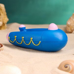 Сувенирная модель корабля «Надувная лодка», фигурка полистоун, 12x7 см