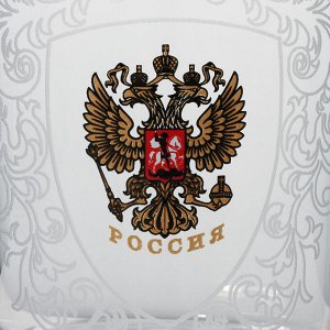 Набор стеклянных стаканов «Россия», 250 мл, 6 шт