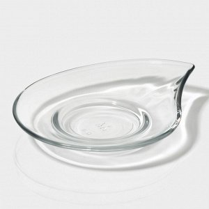 Набор стеклянный чайный Lav «Ева», 12 предметов: стаканы 160 мл (6 шт), блюдца 13,5x10,5 см (6 шт)