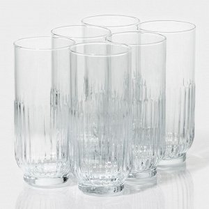 Набор стеклянных стаканов Lav «Токио», 395 мл, 6,5x15 см, 6 шт