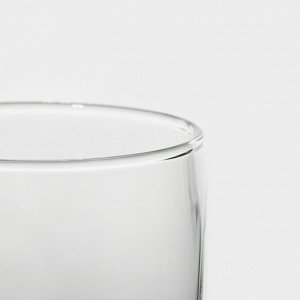 Набор стеклянных стаканов Lav «Алмаз», 215 мл, 7x8 см, 6 шт