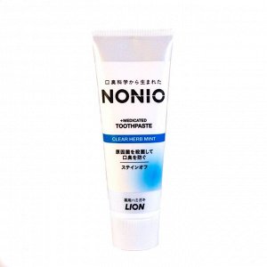 Зубная паста LION Nonio Clear Herb Mint, 130 мл, Япония