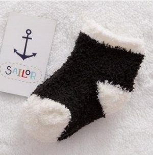 Носки Детские теплые нескользящие носочки. S =11-14см;М=14-17см