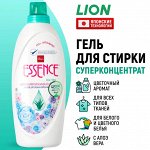 LION &quot;Essence&quot; Гель для стирки суперконцентрат  900мл &quot;Алоэ Вера&quot; (Aloe Vera) /12шт/ Таиланд