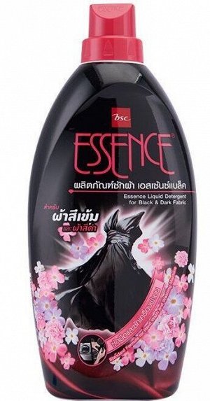 LION "Essence" Гель для стирки суперконцентрат  900мл "Для черного белья" (Black & Dark) /12шт/ Таиланд