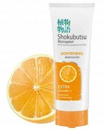 LION &quot;Shokubutsu&quot; Пенка для умывания 100мл  Выравнивающая цвет лица (Lightening) /24шт/ Таиланд