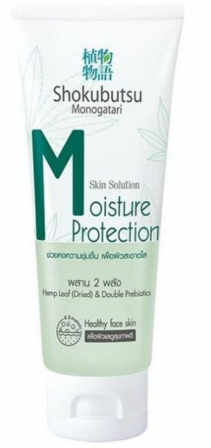 LION "Shokubutsu" Гель для умывания 100мл очищающий, увлажняющий (Moisture&Protection) /24шт/ Таиланд
