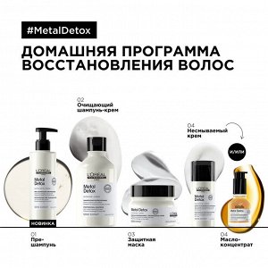 Loreal Пре-шампунь против пористости волос LOREAL PROFESSIONNEL Metal Detox 250 мл Лореаль