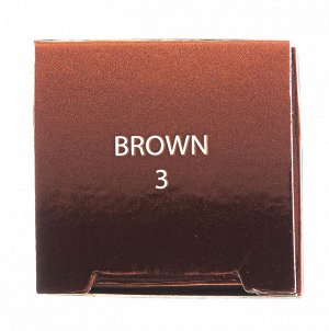 Капус Профессионал №3 Крем-краска для бровей и ресниц коричневая 30 мл (Kapous Professional, Fragrance free)