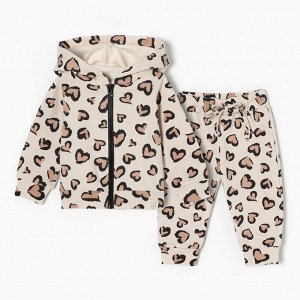 Костюм: толстовка и брюки Крошка Leo love.