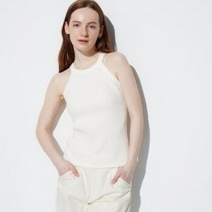 UNIQLO / Женская майка с чашками, белый | Женские майки, топы. Женские ...