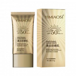 Солнцезащитный крем для лица Yimiaosi Whitening Sunscreen SPF50 PA+++