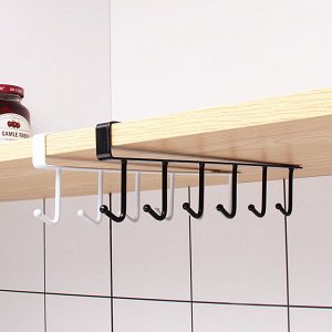 Подвесной органайзер с крючками для кухонных принадлежностей