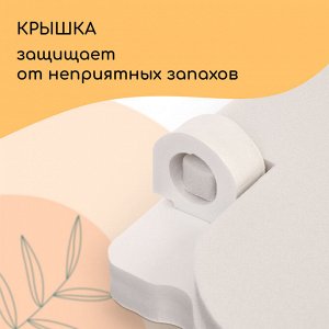 Сиденье для уличного туалета, 38x50 см, с квадратной крышкой, пенополистирол