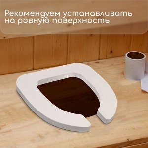 Сиденье для уличного туалета, 38 x 42 см, Эконом, пенополистирол