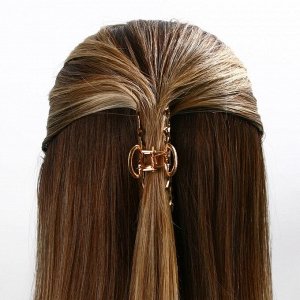 Краб для волос со звёздами «Сияй», 7 х 2.5 х 2 см