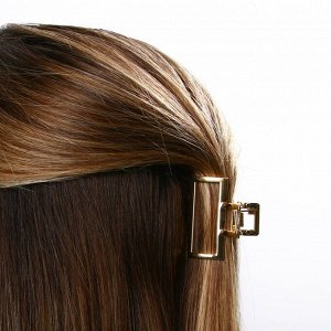 Краб для волос металлический «Вдохновляй красотой» ,4 х 3 см