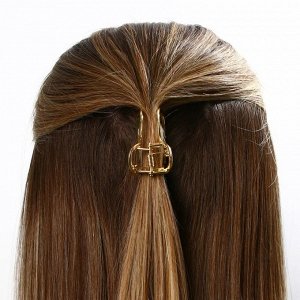 Краб для волос металлический «XOXO» , 4.2 х 3.5 см