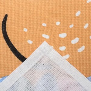 Полотенце кухонное Доляна «Счастливой пасхи» 28x46 см, рогожка, 100% хлопок, 160 г/м²
