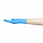Mediok Перчатки нитриловые смотровые одноразовые неопудренные / Nitrile Optima, размер M, голубой, 50 пар (100 штук)