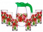 1607/2-Д &quot;Тюльпаны&quot; Набор для воды 3пр