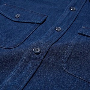 UNIQLO - джинсовая рубашка орверсайз