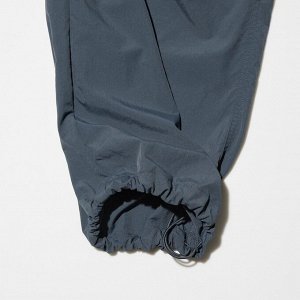 UNIQLO - стильные брюки-парашюты (длина 66,5-68,5см) - 07 GRAY