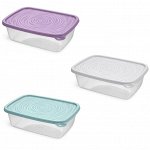 Контейнер для продуктов, 1,6 л, прямоугольный, пластик, колор, РОМАНО