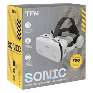 3D Очки виртуальной реальности TFN SONIC, смартфоны до 7", 350 мАч, беспроводные, белые